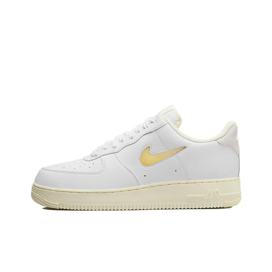 Nike Air FORCE 1 07 LX 'Желе Swoosh' Низкие Кроссовки для скейтбординга Мужские Белые