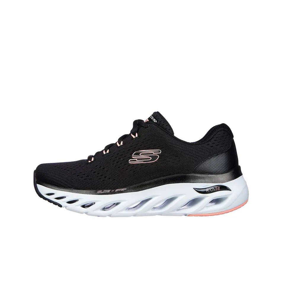 Skechers Arch Fit Series Casual Shoes Women's Low Top Black/Pink