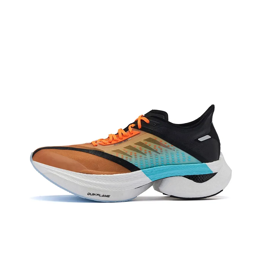 361° Speeding Full Speed Ahead Cushioning Anti-Slip And Wear-Resistant Low-Top Running Shoes Orange Black