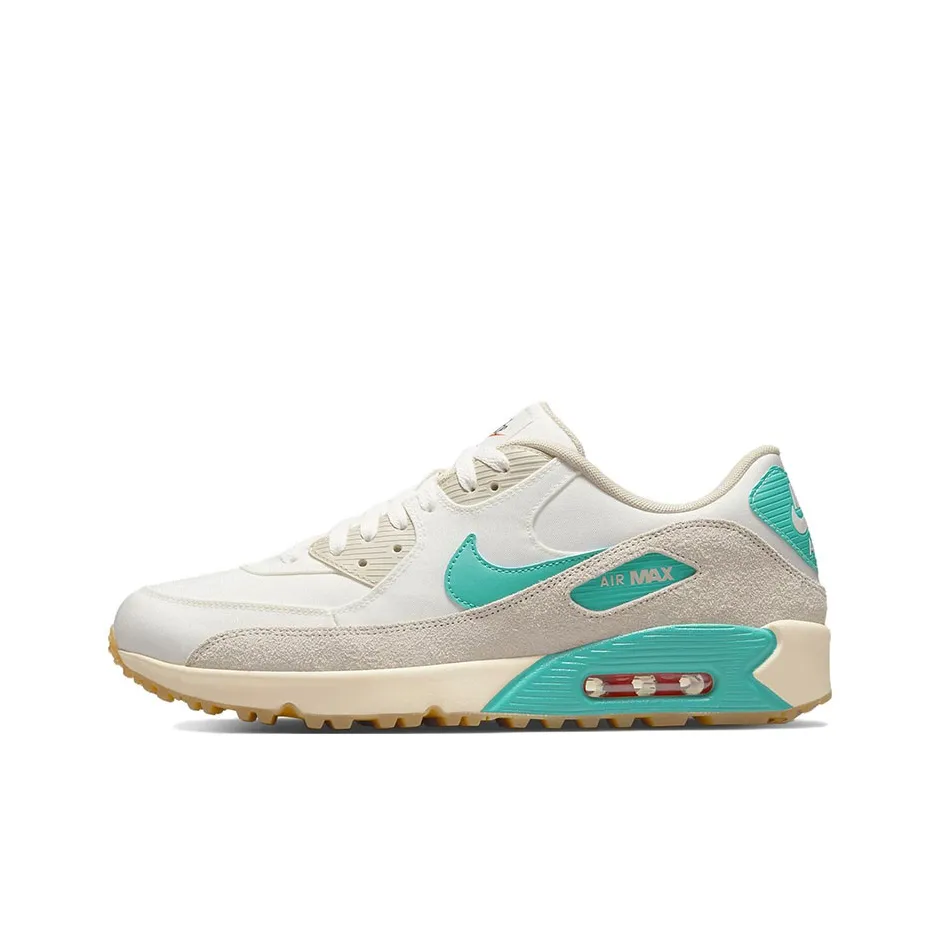 Nike Air Max 90 Low Топ Повседневная обувь Мужская Белый Зеленый