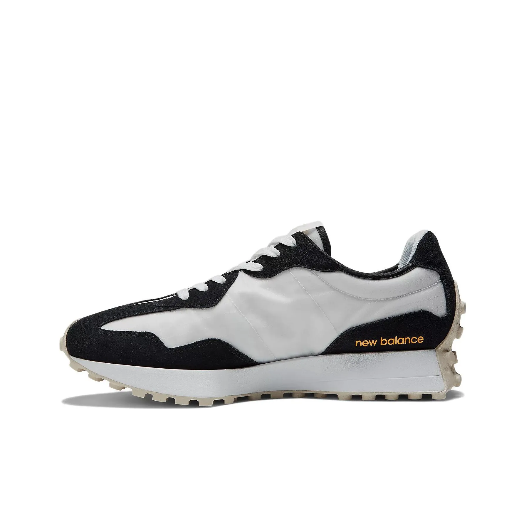 New Balance NB 327 Low Топ Беговые кроссовки Мужские Белый Оранжевый Черный