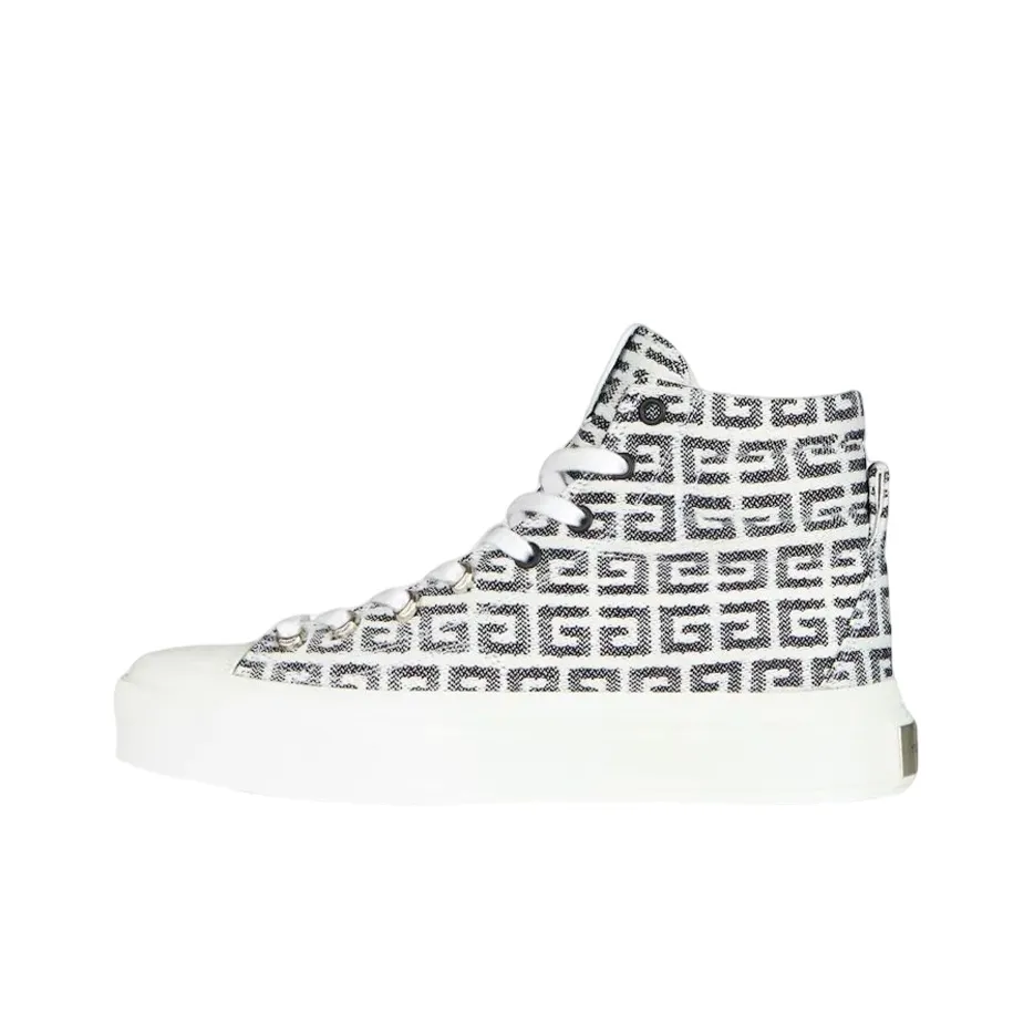 Givenchy High Top Stylish Skateboarding Shoes Women's Black White