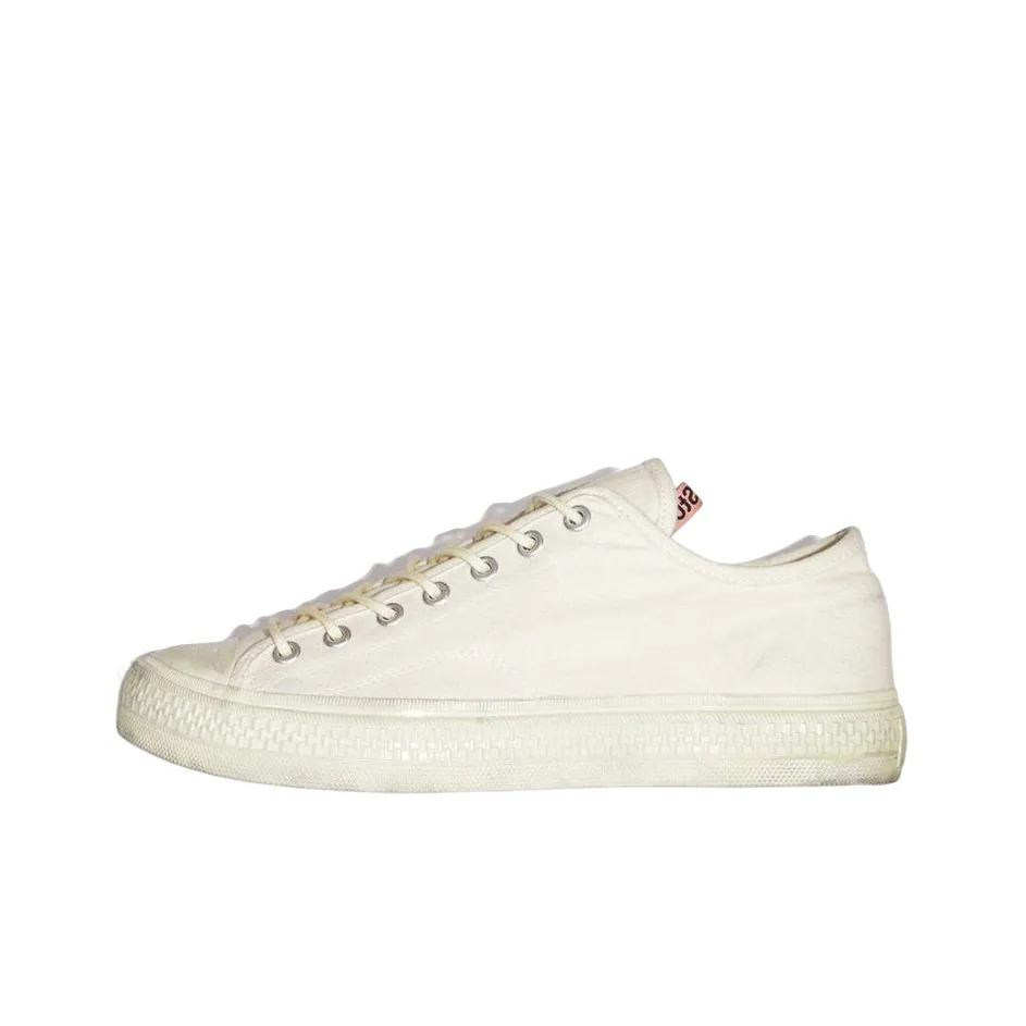 ACNE STUDIOS Ballow Low Топ Кеды Женские Экрю Потертый