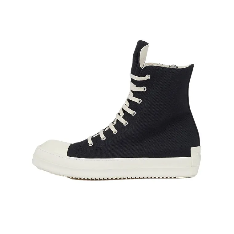Rick Owens DRKSHDW Fogachine Cotton Denim High 'Black Milk'