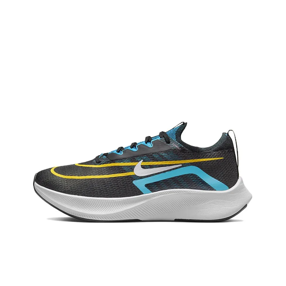 Nike Zoom Fly 4 Running Shoes Men Low Top Black/Blue