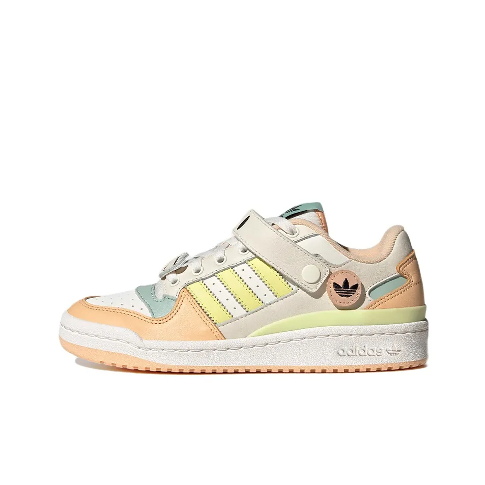 Adidas Originals Forum Low 'White Light Orange Cream Yellow Green' Women's