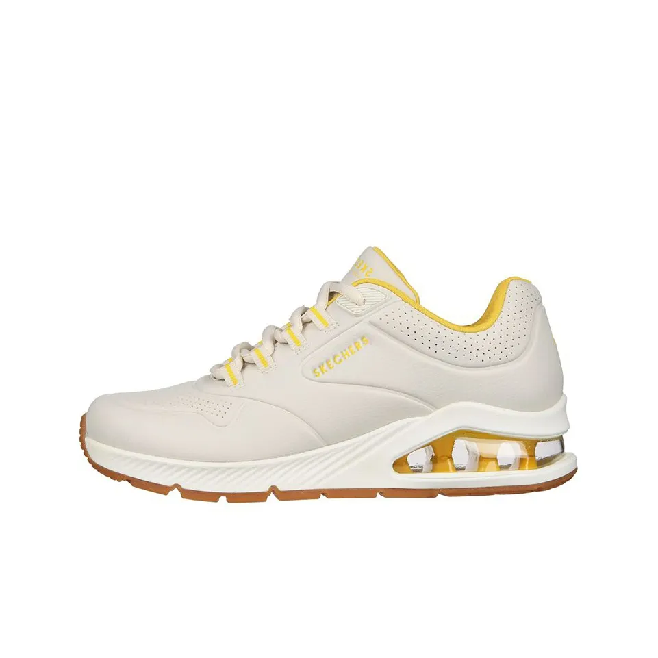 Skechers Uno 2 2nd Best Cushioned Anti Slip Wear Resistant And Water Resistant Low Top Casual Shoes Ecru