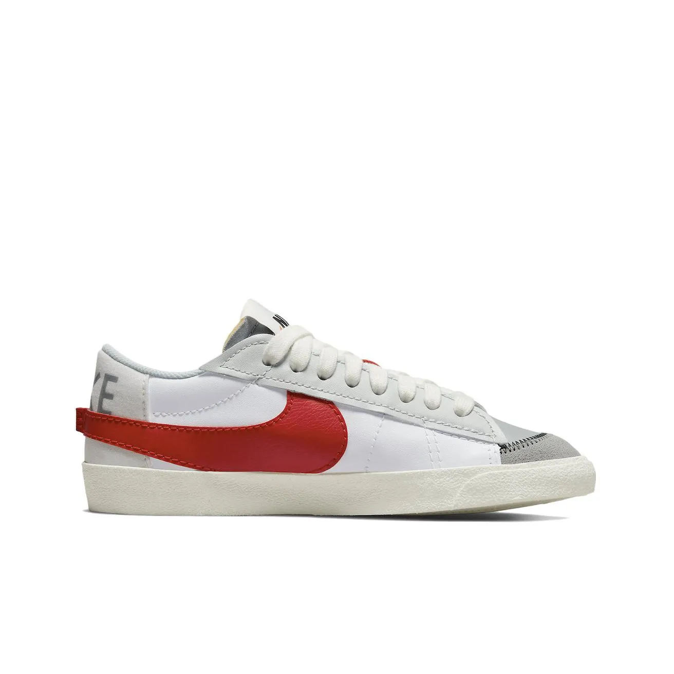 Nike Blazer Low 77 Jumbo White Photon Dust Light Smoke Grey University Red