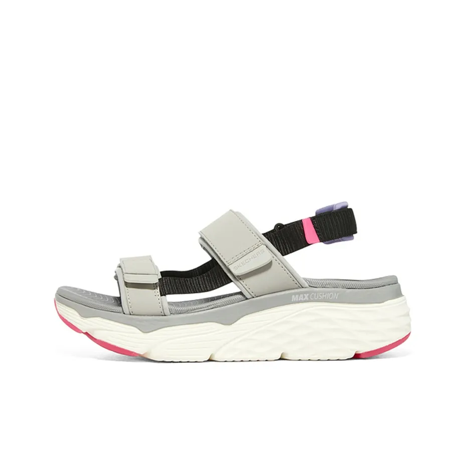 Skechers Max Cushioning 'Grey White Black Pink' Women's