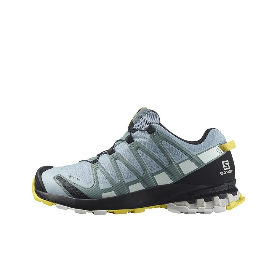 SALOMON XA Pro 3D V8 Outdoor Shoes Women's Low Top Gray Blue/Black