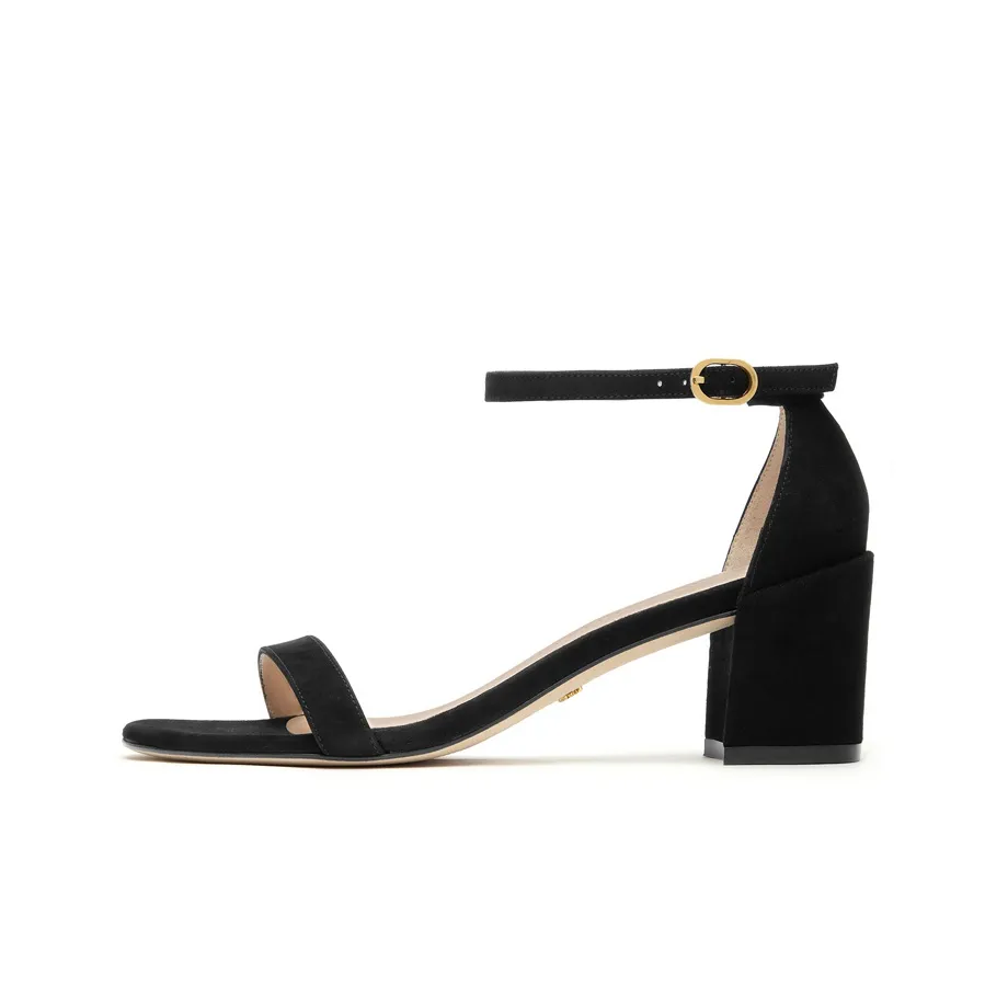 Stuart Weitzman/SW One Strap Sandals Women's Black