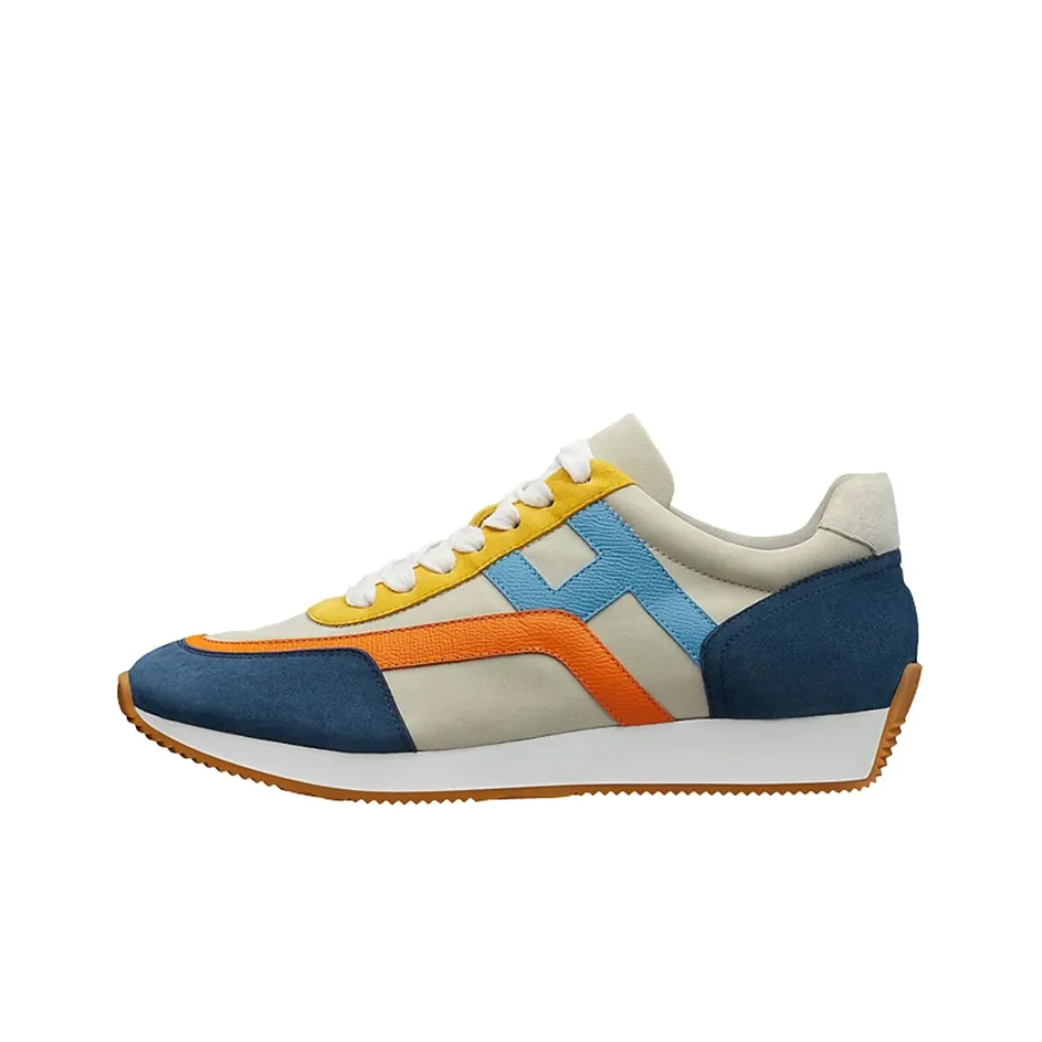 HERMES Chris Low Top Casual Shoes Men's Multicolor