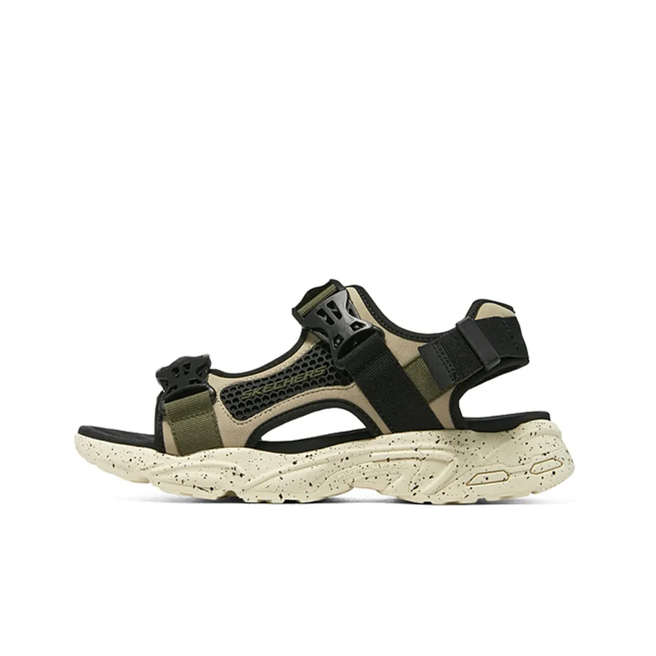 Skechers Stamina Пляжные сандалии Мужской Тауповый Черный