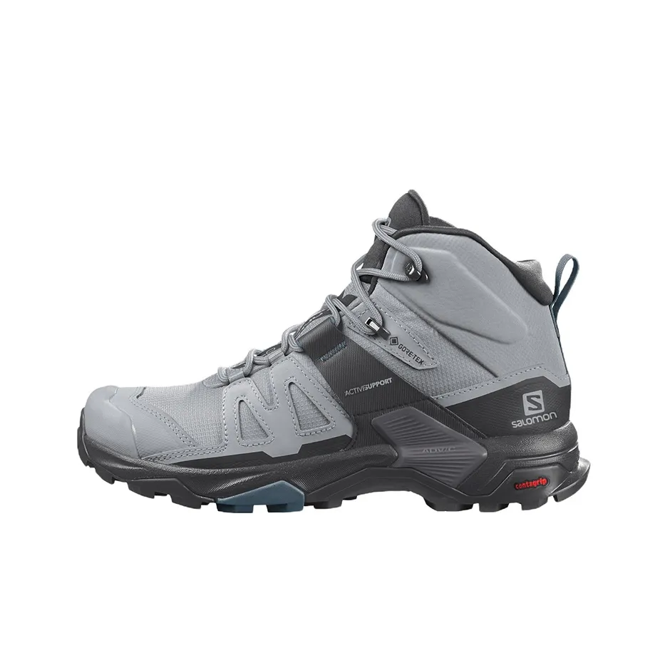 SALOMON X Ultra 4 Hiking / Trekking Shoes Women's Mid Top Gray