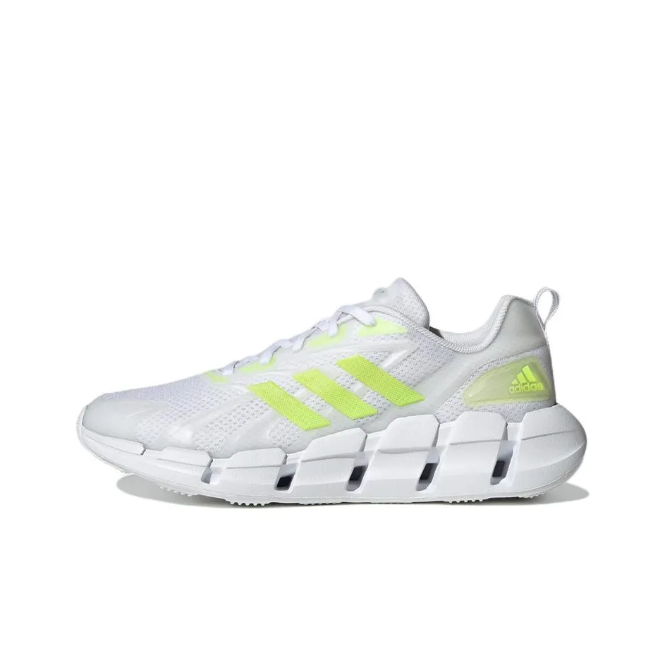 Adidas Ventice Шокаблоки Противоскользящие Дышащие Низкие Топы Повседневные Беговые кроссовки Мужские Белые Зеленые