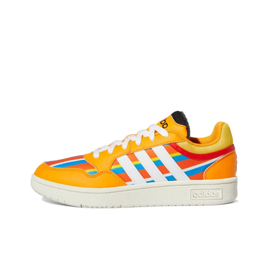 ADIDAS NEO Hoops 3,0 Sesame Street Коллаборация Низкие Скейтборд Кроссовки Унисекс Оранжевый
