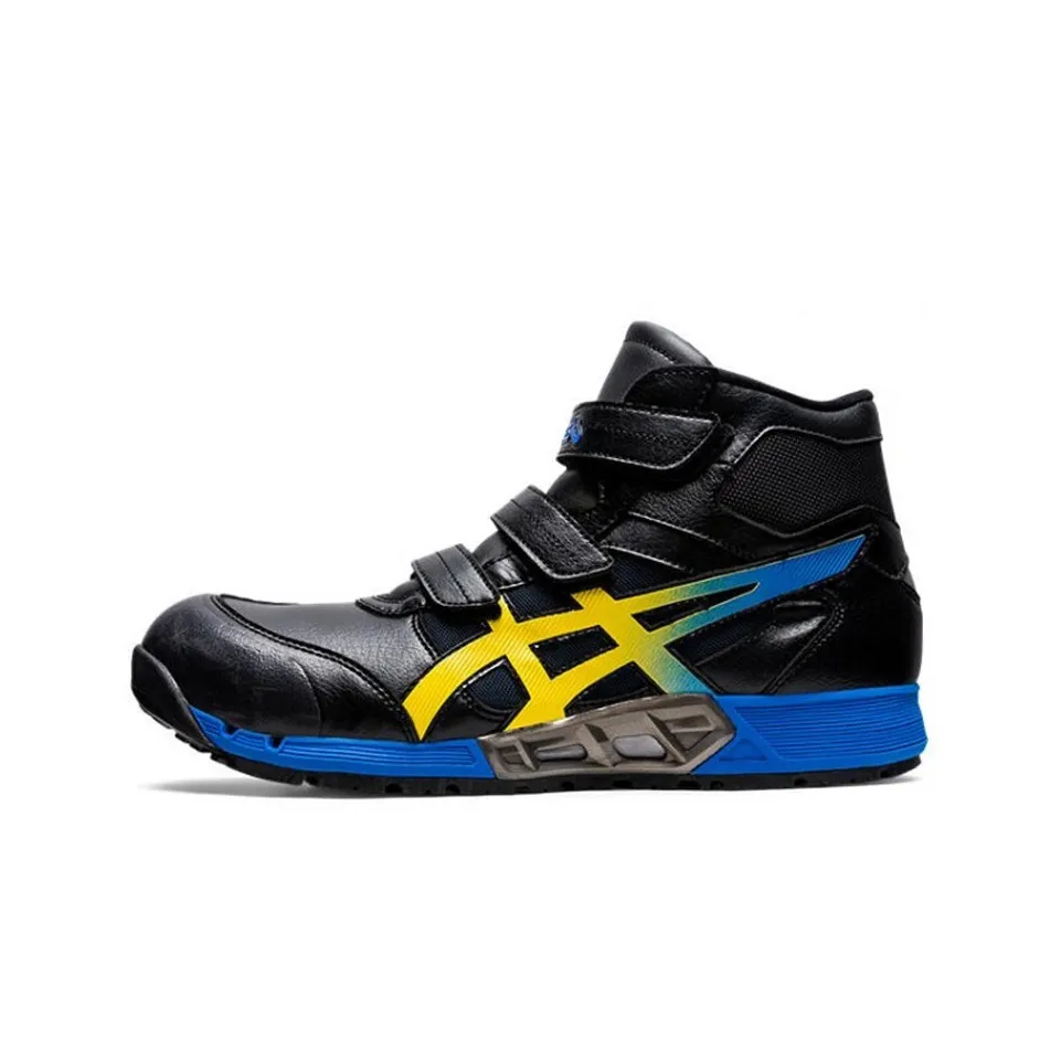 Asics Winjob CP308 AC High Top Casual Shoes Men's Black Yellow