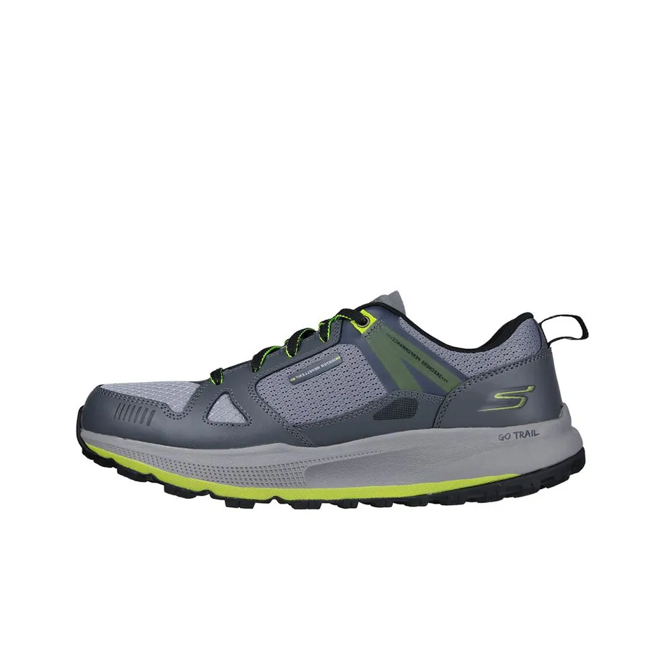 Skechers Go Run Pulse Low Top Casual Running Shoes Men's Charcoal Gray