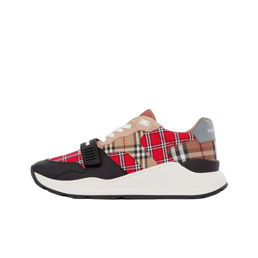 Burberry Abrasion Resistant Low Top Casual Shoes Men's Multicolor