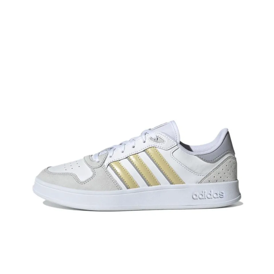 Adidas Breaknet Plus 'White Gray Yellow' Women's