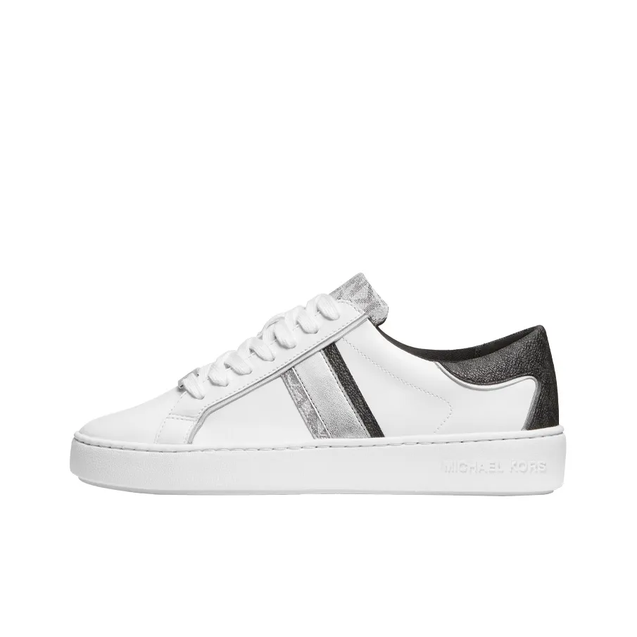 MICHAEL KORS Stylish Skateboarding Shoes Women's Black White
