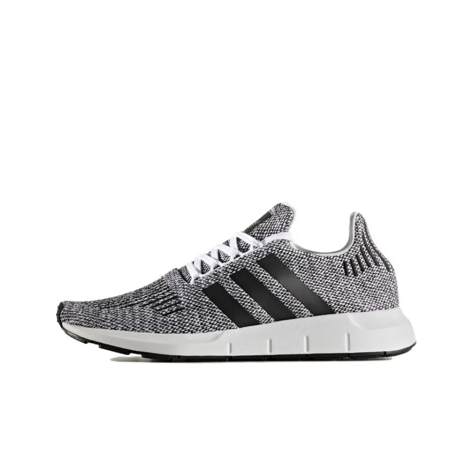 Adidas Originals Swift Run Slip-resistant Abrasion-resistant Low-top Беговые кроссовки Унисекс Черный