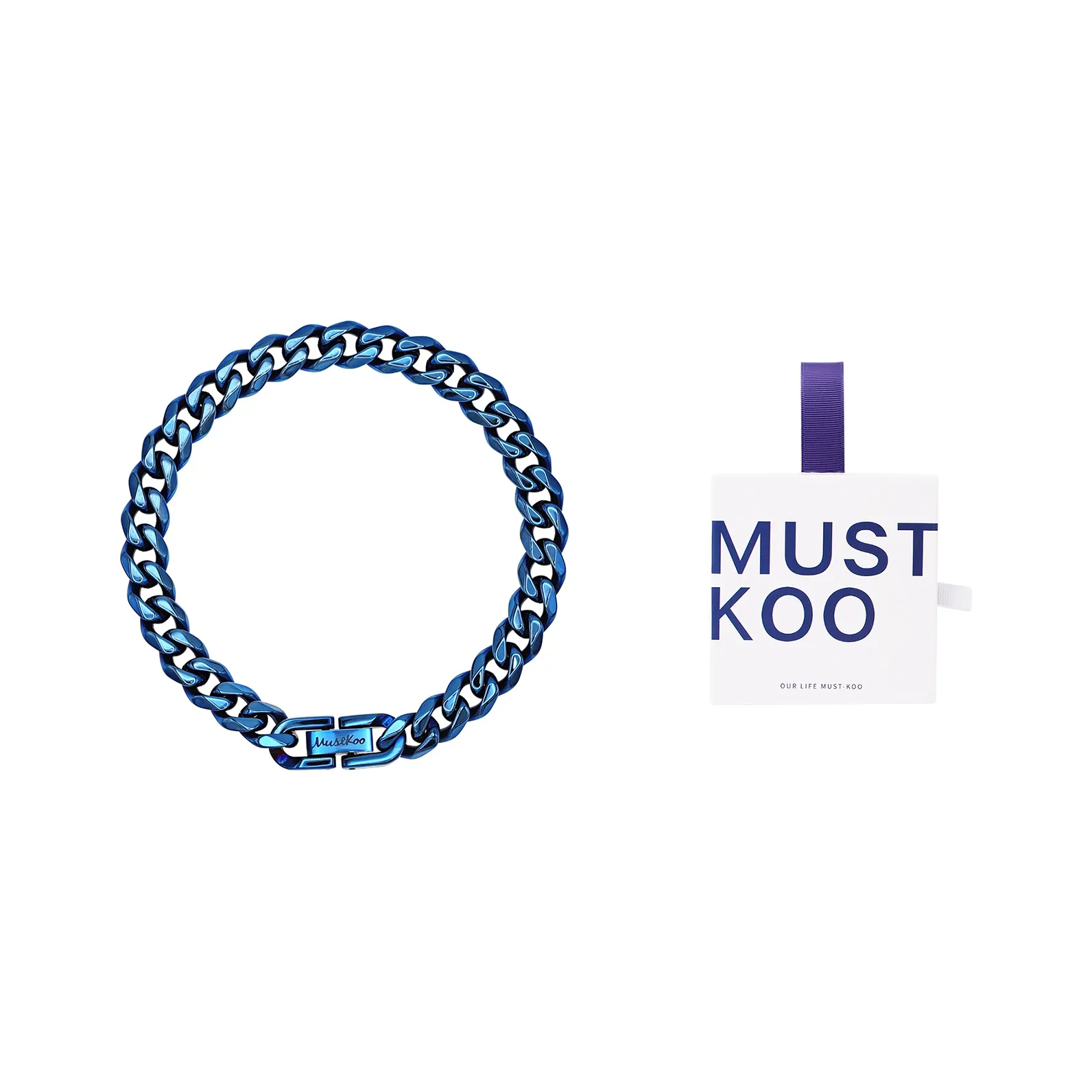 MUSTKOO Браслеты из титановой стали Унисекс