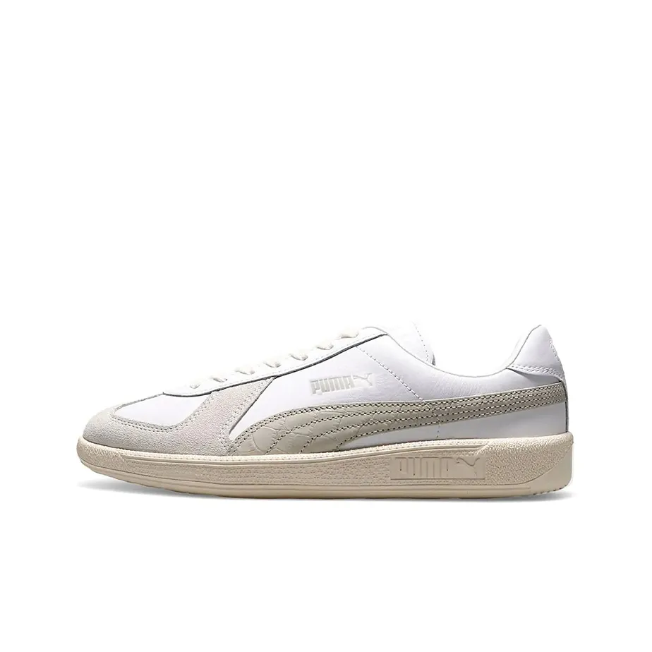 PUMA Army Trainer Low Топ Скейтборд Кроссовки Унисекс Белый Серый