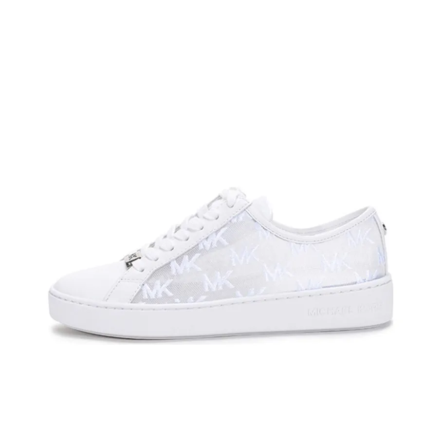 MICHAEL KORS Низкий Топ Стильный Скейтбординг Женские Оптический Белый
