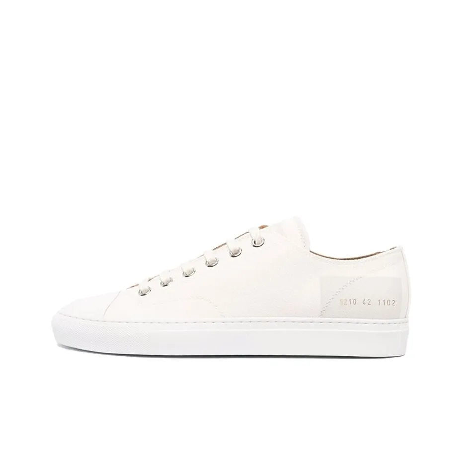 COMMON PROJECTS Tournament Low Low Top Stylish Skateboarding Shoes Men's White