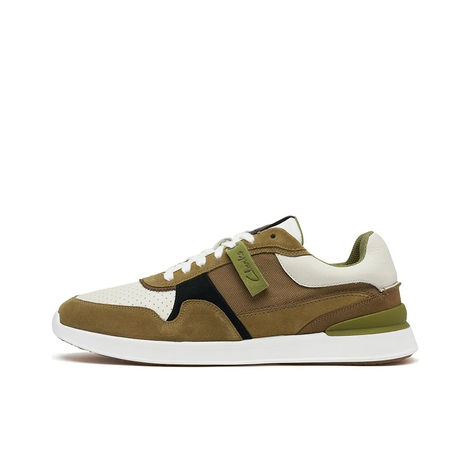 Clarks Low Top Casual Shoes Men's Burnt Yellow