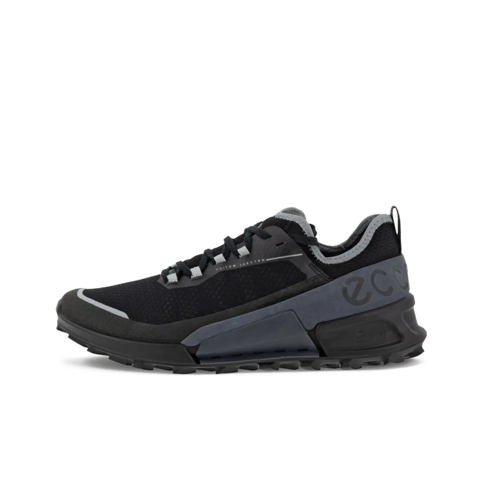 Ecco Breathable Low Top Sports Casual Shoes Women's Black