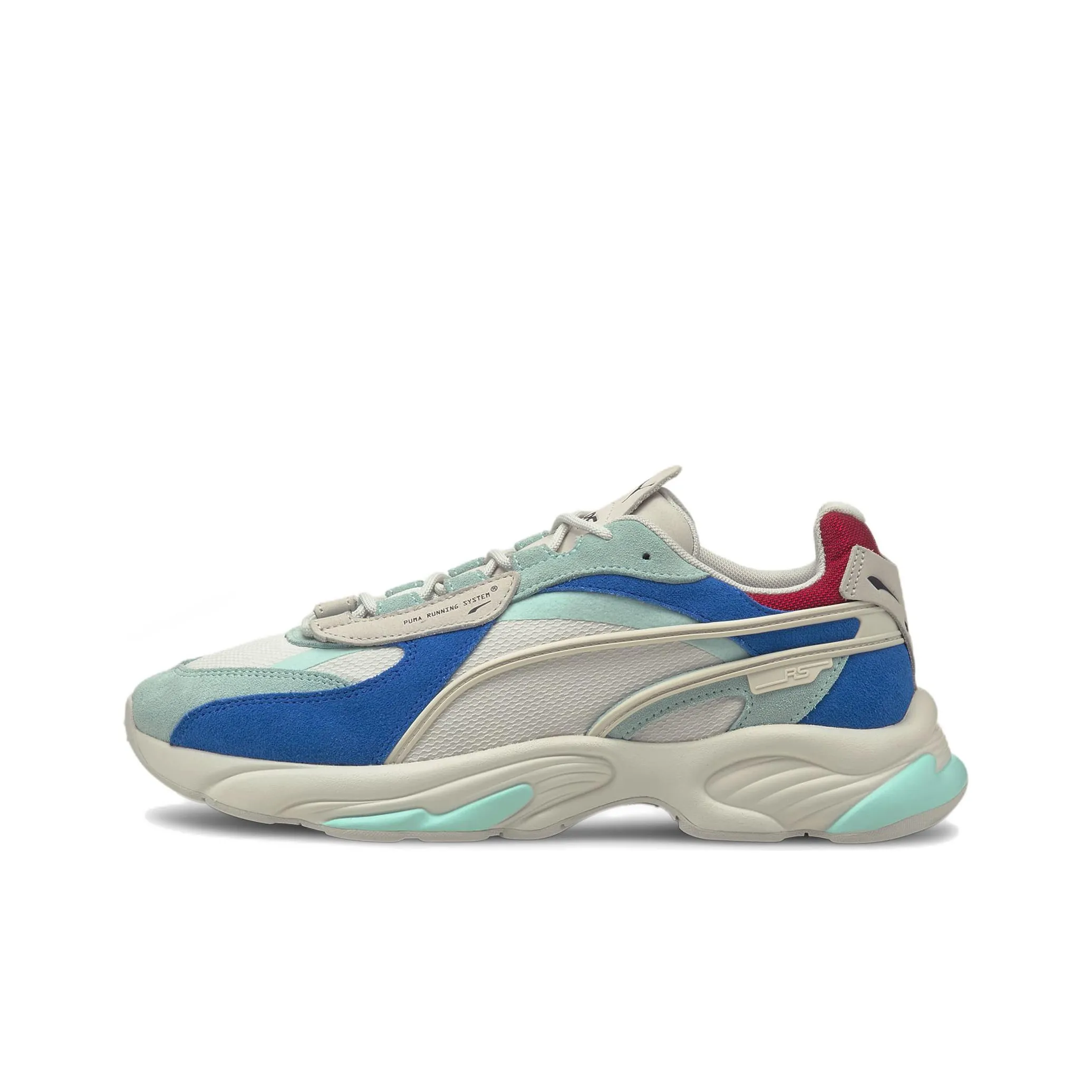 PUMA RS Connect BUCK Низкий Топ Casual Унисекс Серый Синий Красный