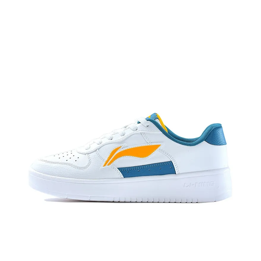 LINING Sports Fashion Collection Амортизация Устойчивость к истиранию Дышащий Низкий Топ Спортивная Повседневная Обувь Мужская Белый Синий