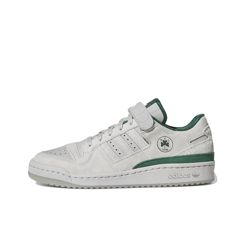 Adidas Originals FORUM 84 Low 'Panathinaikos' Низкие Скейтборд Кроссовки Мужские Серый Зеленый