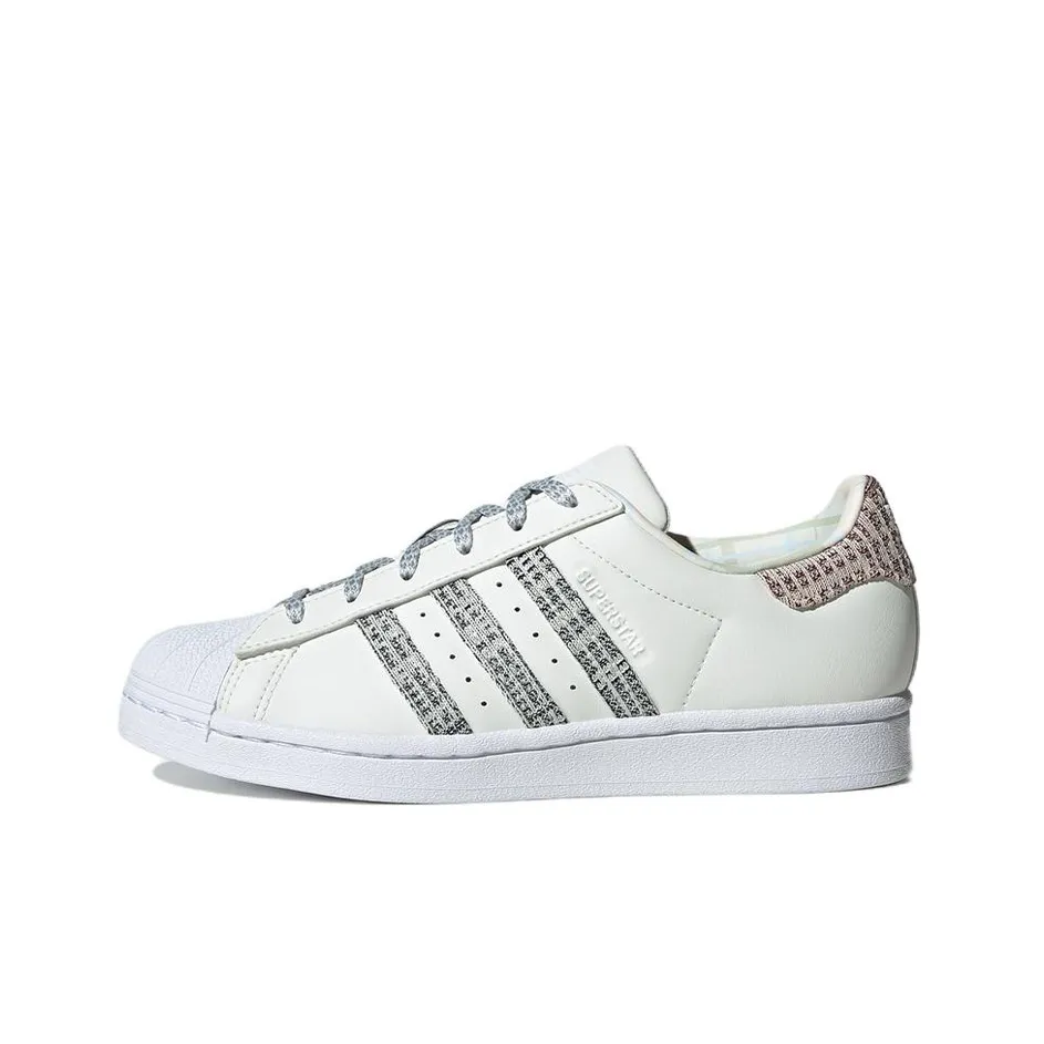 Adidas Originals Superstar Series Low Топ Скейтборд Кроссовки Женские Экрю