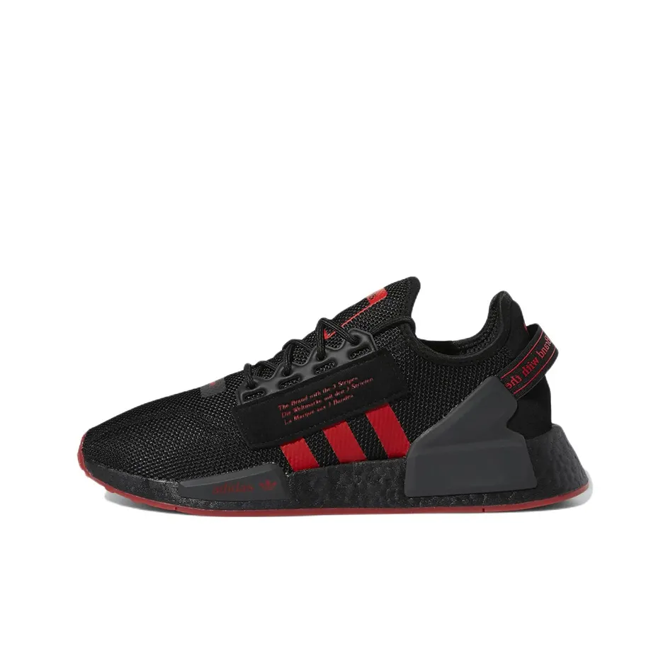 Adidas NMD_R1 V2 Shoes 'Core Black / Vivid Red'
