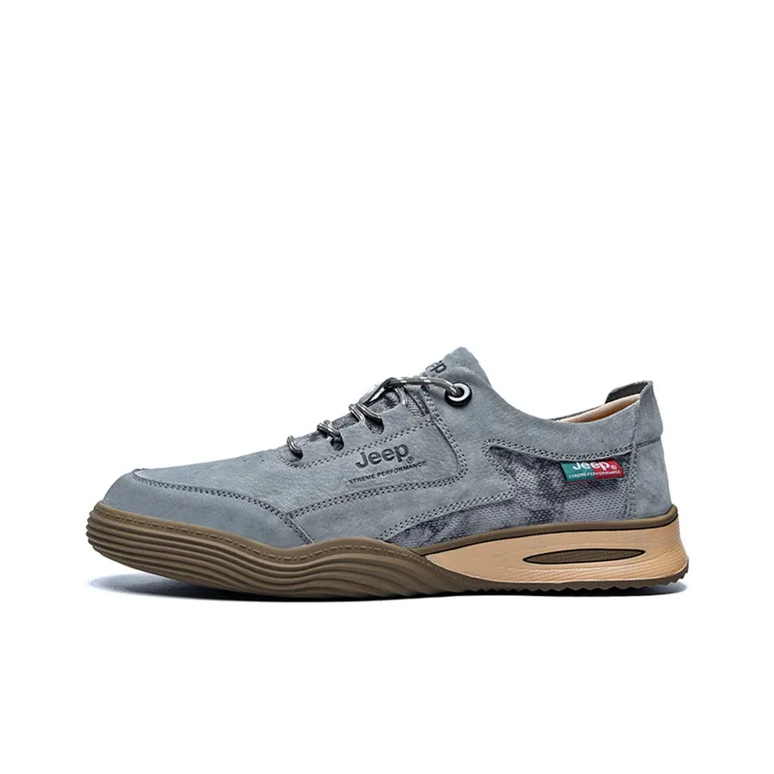 Jeep Casual Shoes Men's Low Top Gray