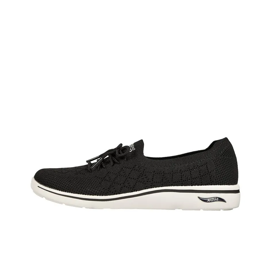 Skechers ARCH FIT UPLIFT  Perfect Cushioned Slip Resistant Abrasion Resistant Low Top Sports Casual Shoes Women's Black