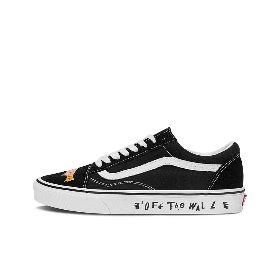 VANS Old Skool Low Топ Скейтборд Кроссовки Унисекс Черный