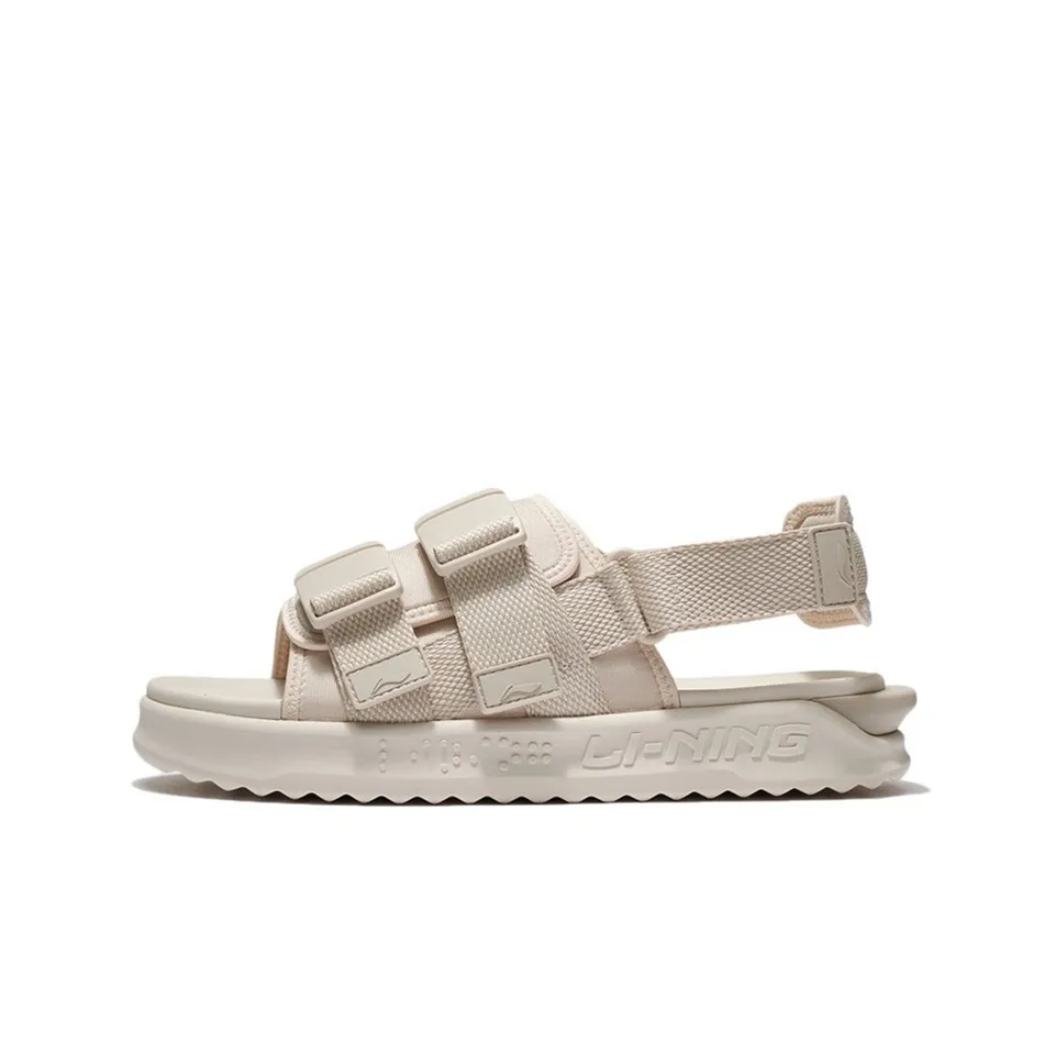 LINING Пляжные сандалии Мужские Овсяный Серый