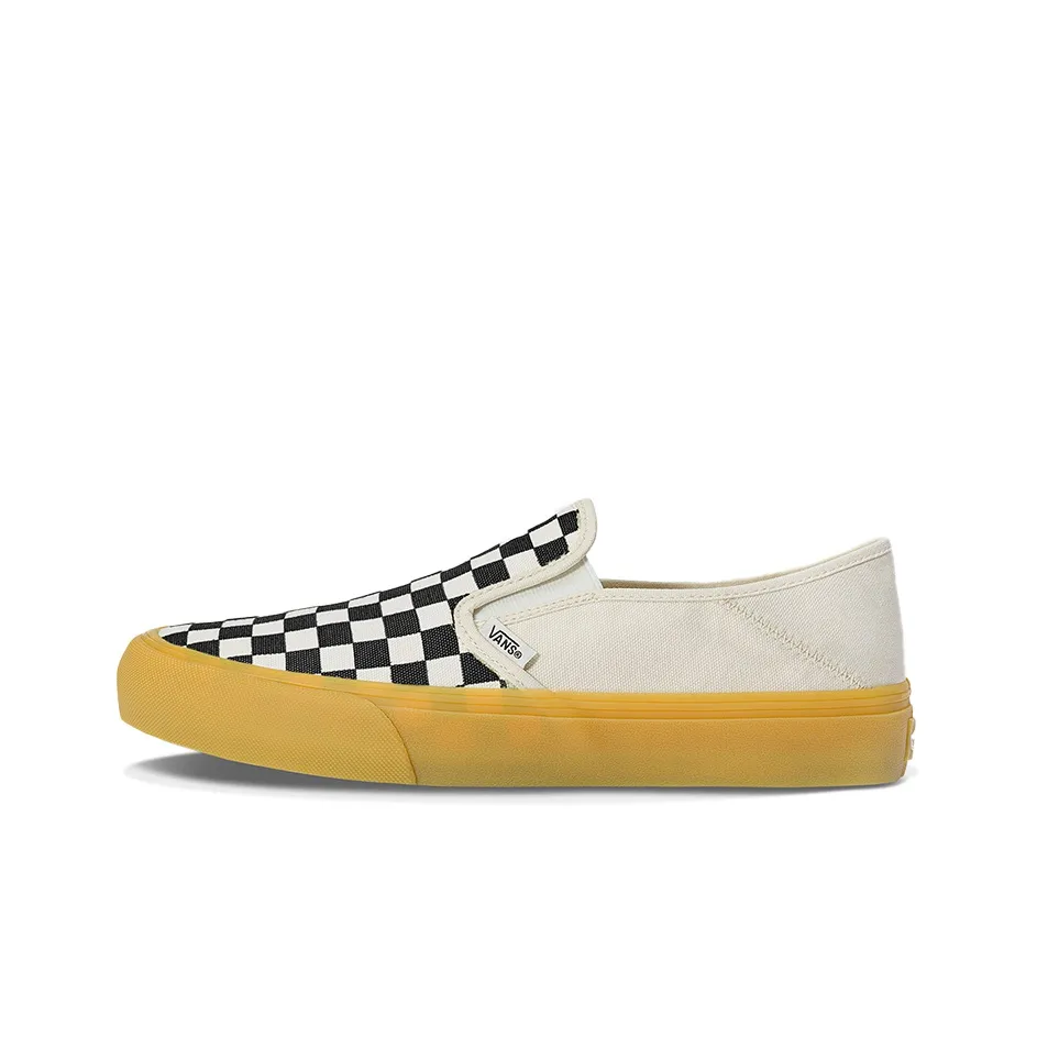 Vans Slip On 'Checkerboard' Black Marshmallow Gum