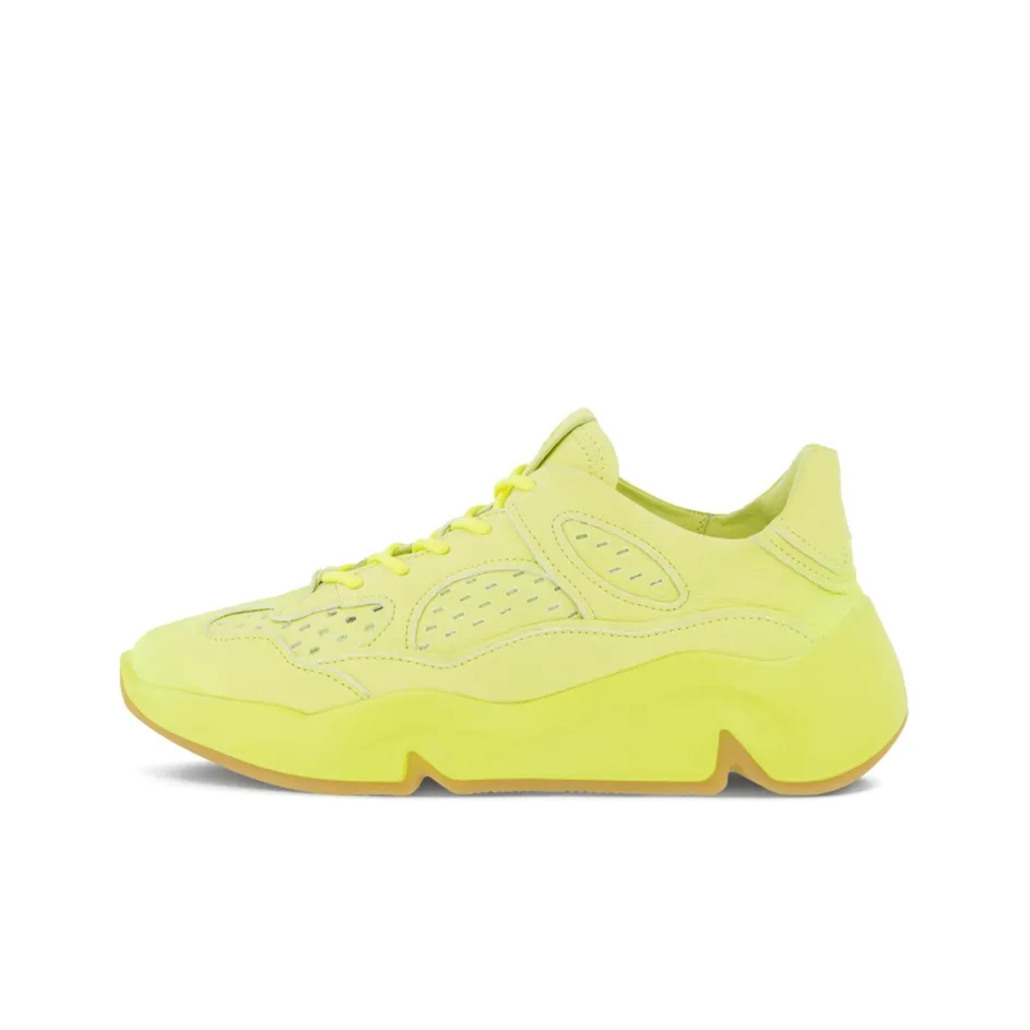 Ecco Slip-resistant Low Top Беговые кроссовки Женские Желтые