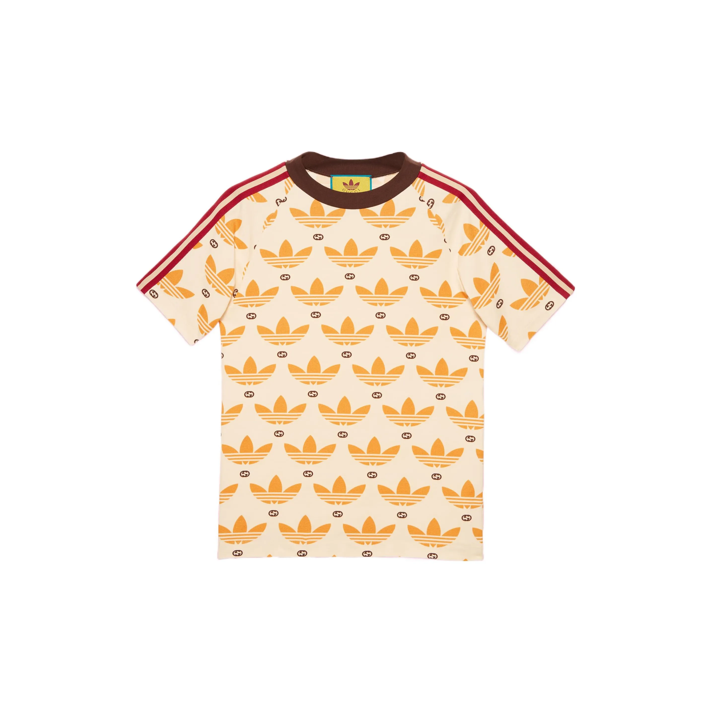 GUCCI x Adidas Originals GUCCI X ADIDAS SS22 T Shirt Unisex Yellow