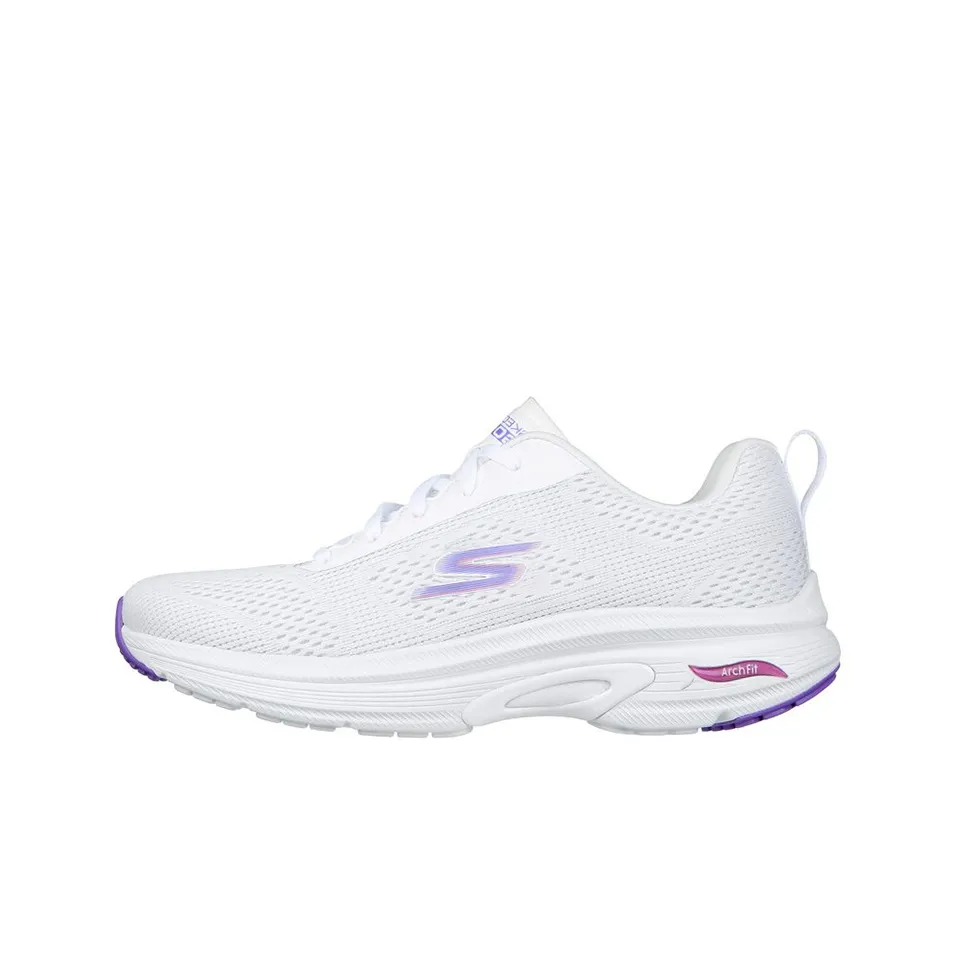 Skechers Go Run Arch Fit Low Топ Повседневные Беговые Кроссовки Женские Белые