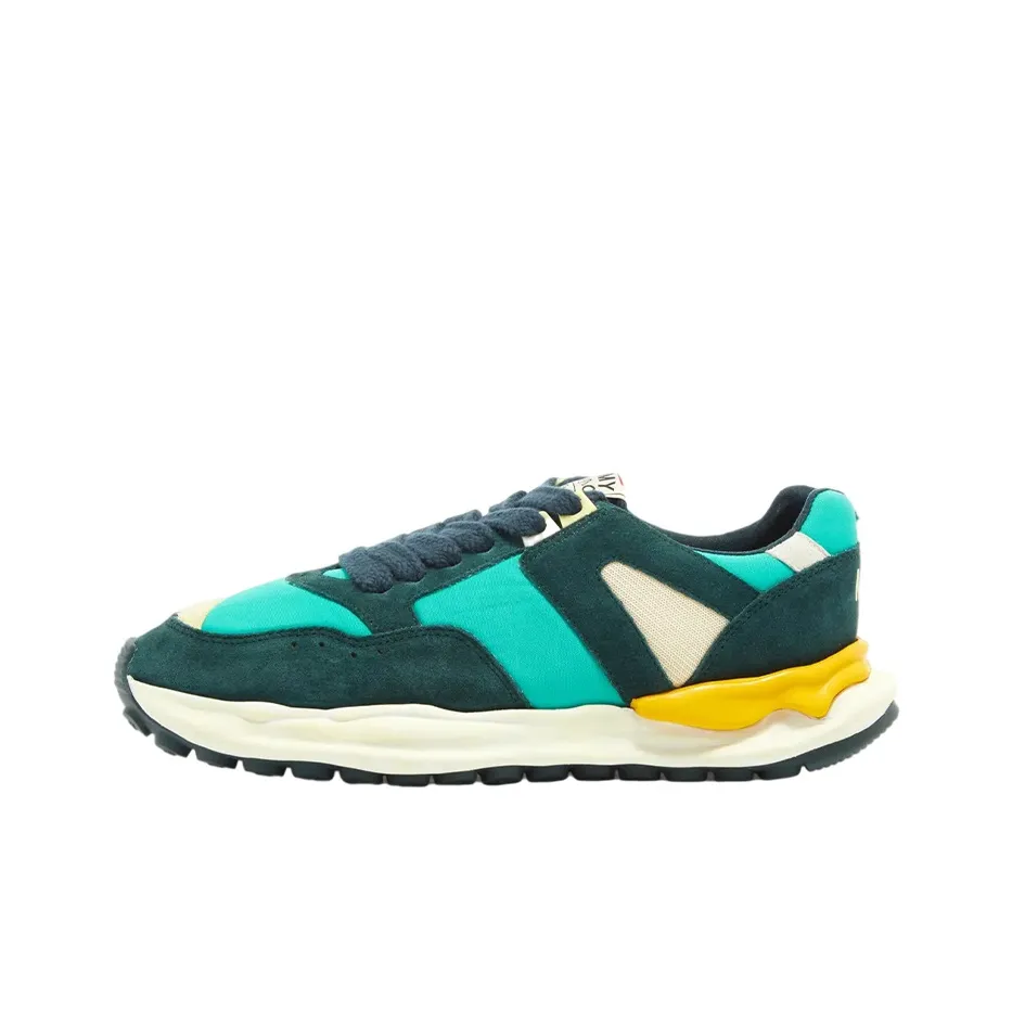 Nigel Cabourn x MIHARA YASUHIRO Wear-Resistant Low-Top Sports Casual Shoes Men's Green