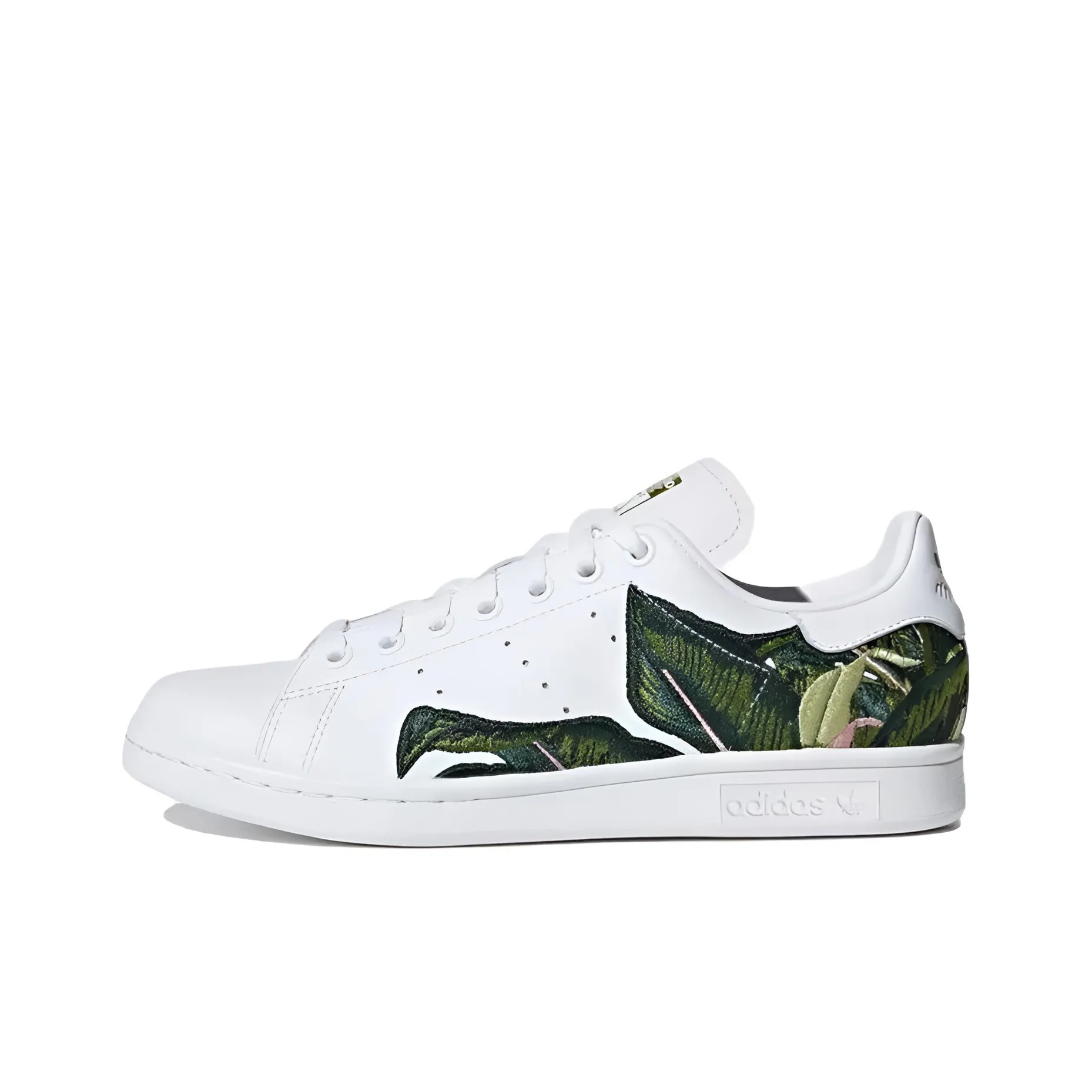 Adidas Originals StanSmith Slip Resistant Abrasion Resistant Низкие Кроссовки для скейтбординга Женские Белые Зеленые