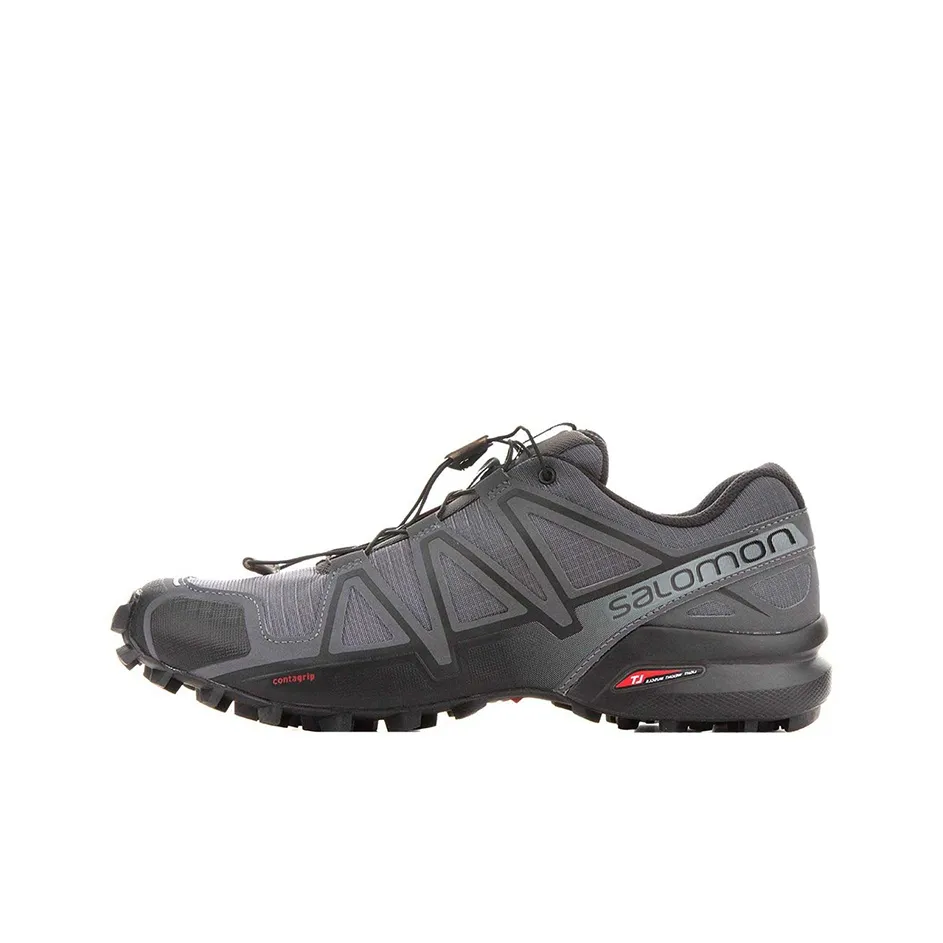SALOMON Speedcross 4 Mountaineering & Hiking Shoes Men's Low Top Gray