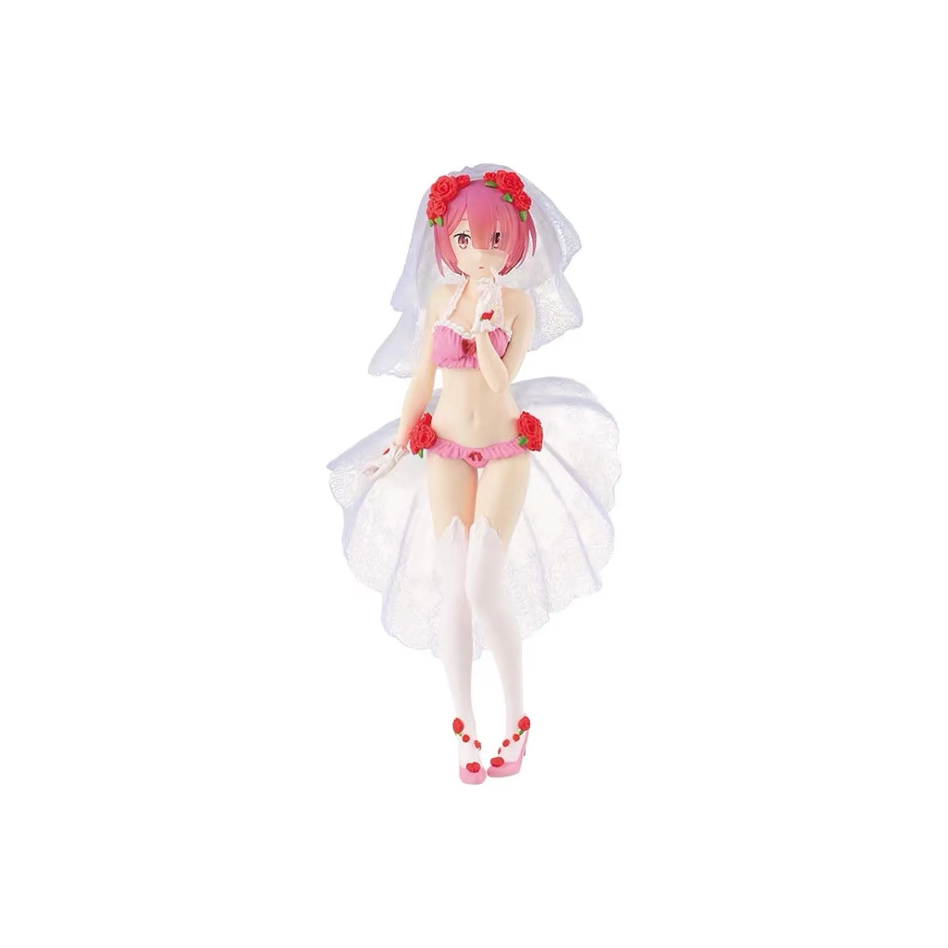 BANPRESTO Ram Glass Factory Re0 Zero − Starting Life In Another World, Wedding Dress Scale Figures