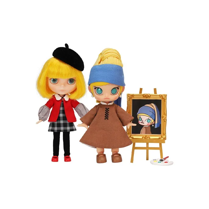 POP MART 1 12 MOLLY с BLYTHE ARTIST Набор кукол BJD 14 см 15 см